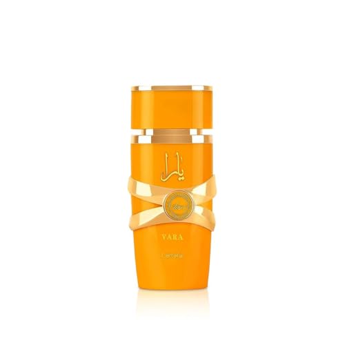 Lattafa Yara - Vanilla, Gourmand, Fruity, Floral - Eau de Parfum Long-Lasting Fragrance for Women, 3.40 Ounce / 100 ml